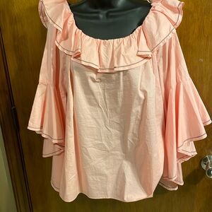 Women’s ruffled dressy blouse